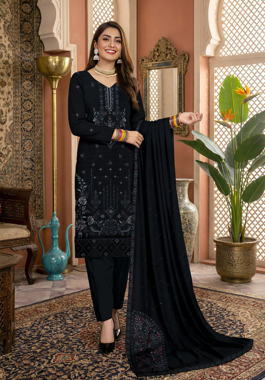 Premium Lawn Bana Dora 3 Pc Embroidered