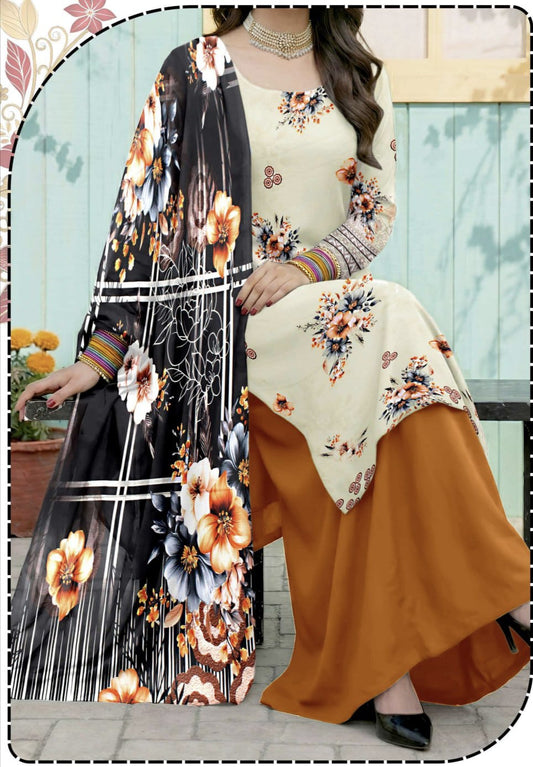 Luxury Resham Dora Bold Print 3P