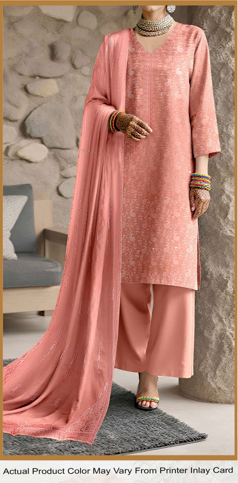 Premium Lawn Bana Dora 3 Pc Embroidere