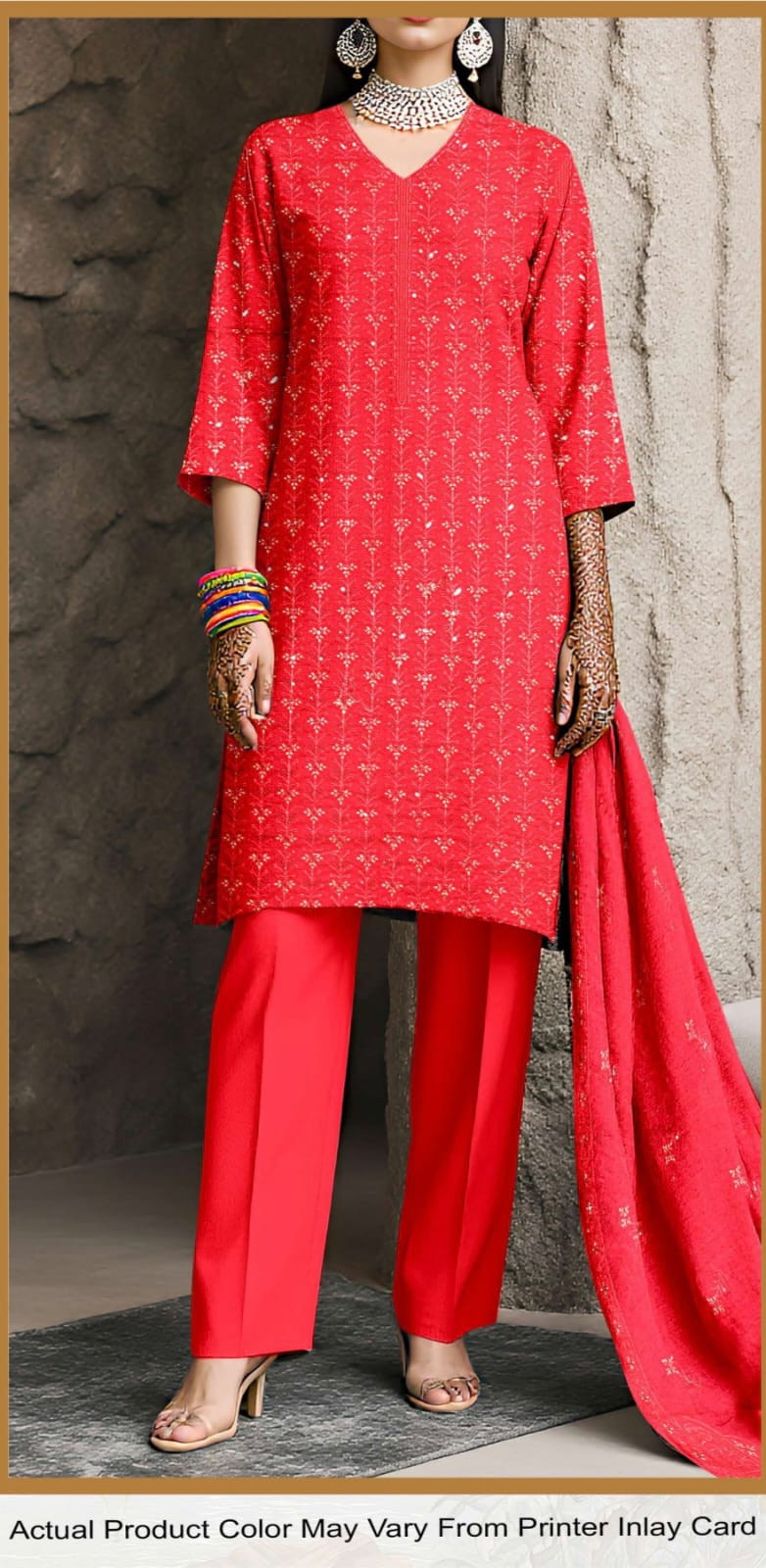 Premium Lawn Bana Dora 3 Pc Embroidere