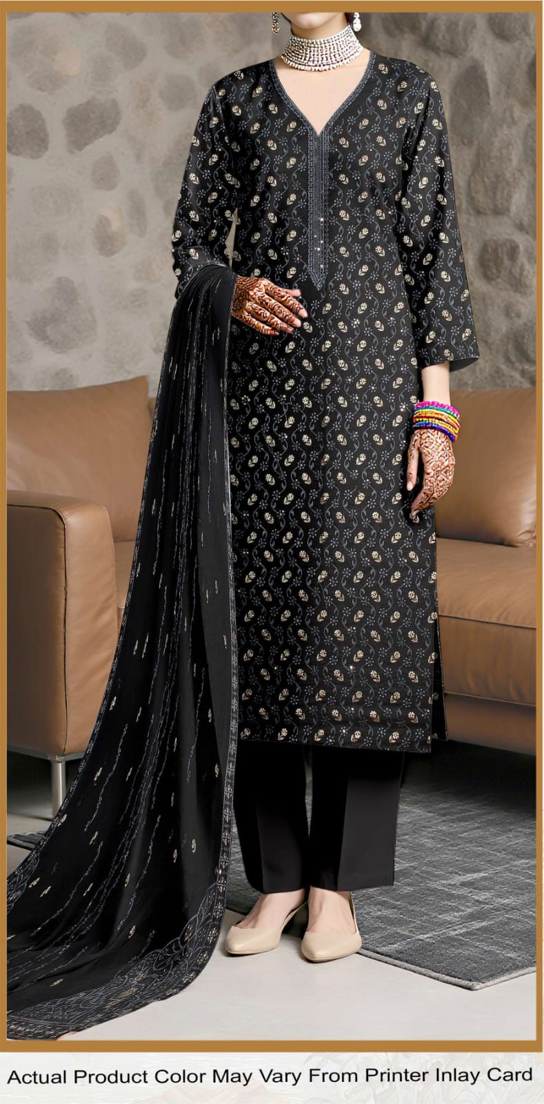 Premium Lawn Bana Dora 3 Pc Embroidere