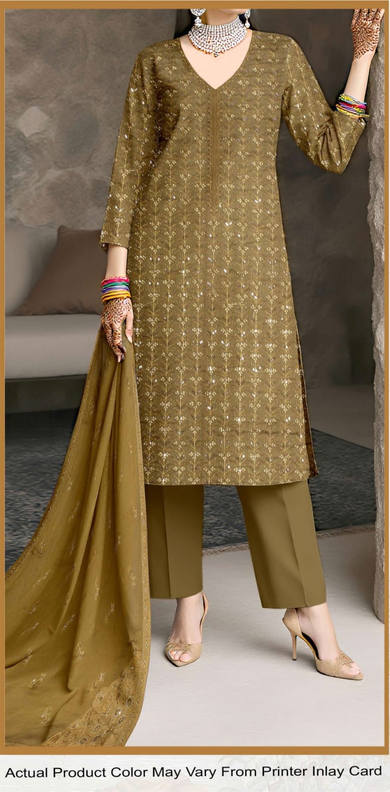 Premium Lawn Bana Dora 3 Pc Embroidere